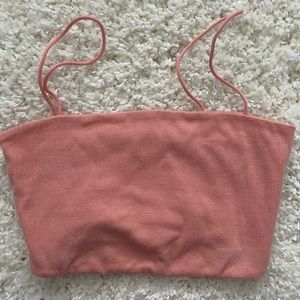 Pink/peach tank